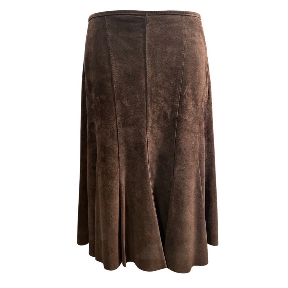 Ann Taylor Brown Midi Skirt